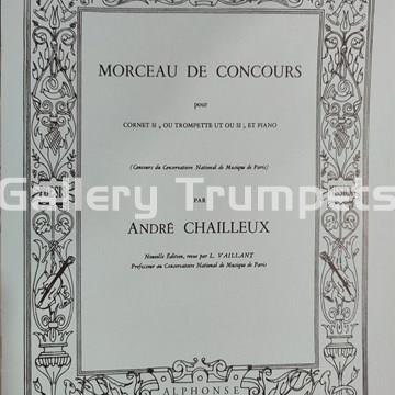 Morceau de Concours pour Cornet et Piano - Chailleux, André - Imagen 1