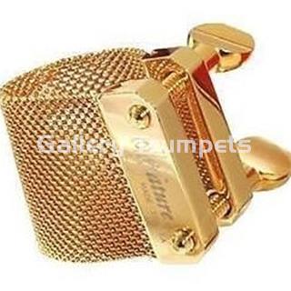 Olegature Abrazadera Saxo Alto/Tenor/Barítono Boquilla Metal -  Nº 4 Gold - Imagen 1