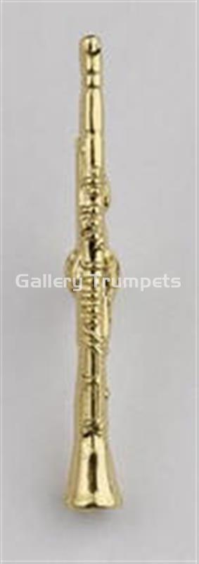 Pin Clarinete Oro 18 Kt. - Imagen 1