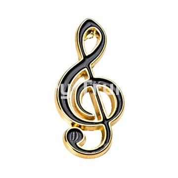 Pin Clave Sol Esmalte Negro - Imagen 1