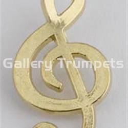 Pin Clave Sol Oro 18 Kt. - Imagen 1