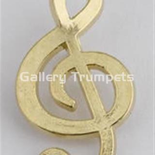 Pin Clave Sol Oro 18 Kt. - Imagen 1