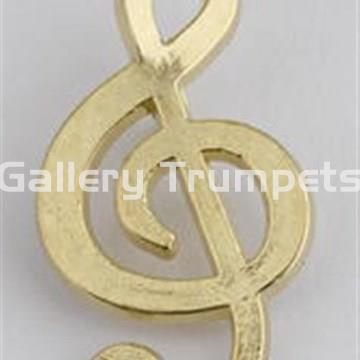 Pin Clave Sol Oro 18 Kt. - Imagen 1