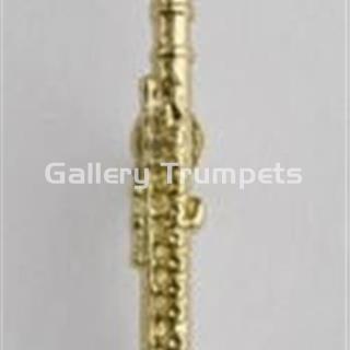 Pin Flauta Oro 18 Kt. - Imagen 1
