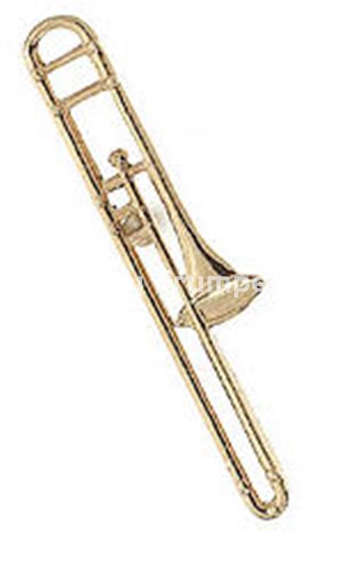 Pin Trombón Oro 18 Kt. - Imagen 1