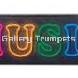 Placa Decoración MUSIC con luz - Imagen 1