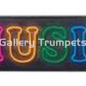Placa Decoración MUSIC con luz - Imagen 1