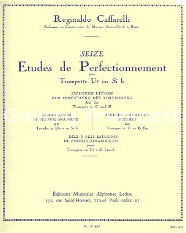 Seize Etudes de Perfectionnement - Caffarelli, Reginaldo - Imagen 1