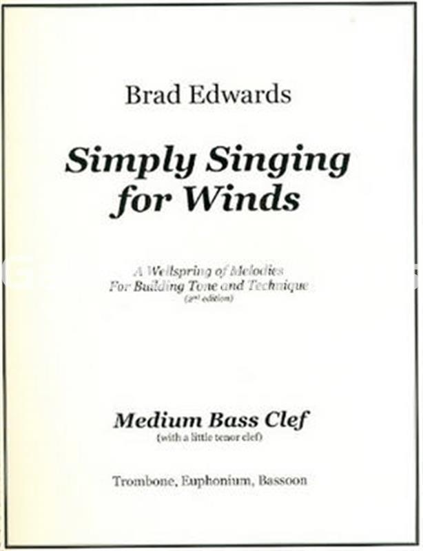 Simply Singing for Winds - Brad Edwards - Imagen 1