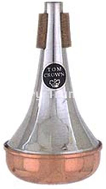 Tom Crown Sordina Trombón Bajo Straight Base Cobre - Imagen 1
