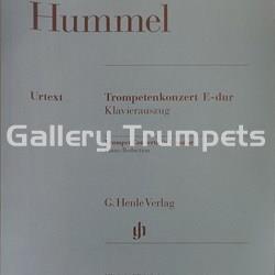 Trumpet Concerto in E Major/Red. Pno. (Parte trompeta en Do, Sib y Mib) - Hummel, Johann - Imagen 1
