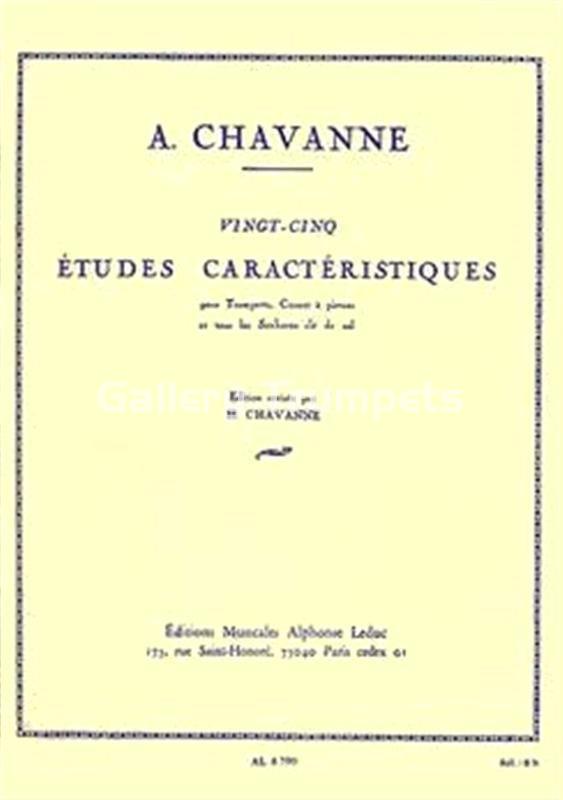 Vingt-cinq Etudes Caracteristiques - Chavanne, A. - Imagen 1