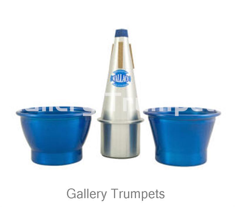 Wallace Sordina Cup Aluminio Trompeta 2 Tazas Ajustables - Imagen 1