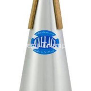 Wallace Sordina Straight Aluminio Trompeta en forma de V - Imagen 1