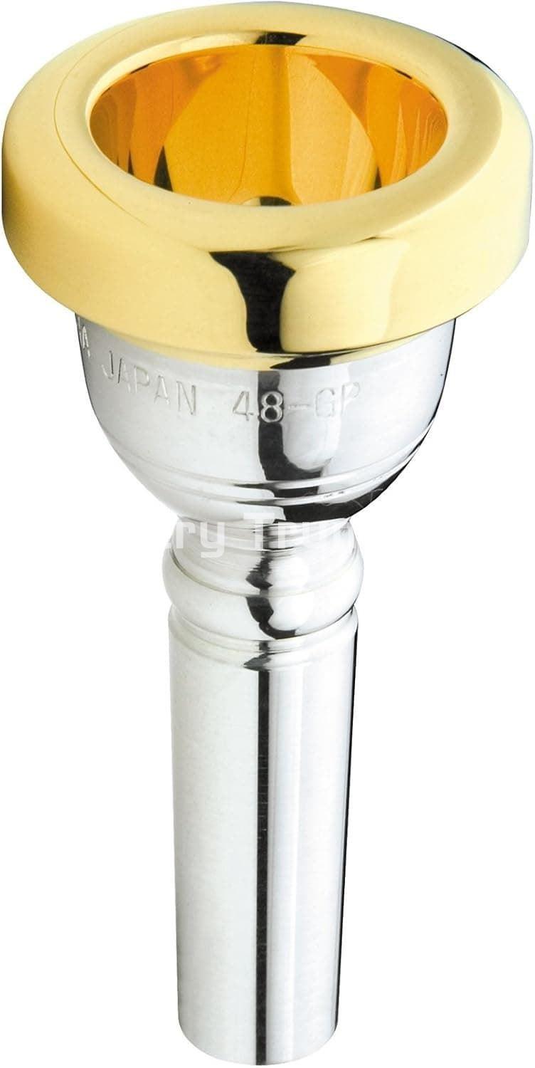 Yamaha 48 GP - Boquilla Trombón Tubería Ancha - Oro - Imagen 1