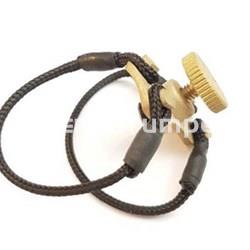 Zac Placa base/Abrazadera Universal - Plata maciza 925 bañada en Oro 24 Kt. - Imagen 1